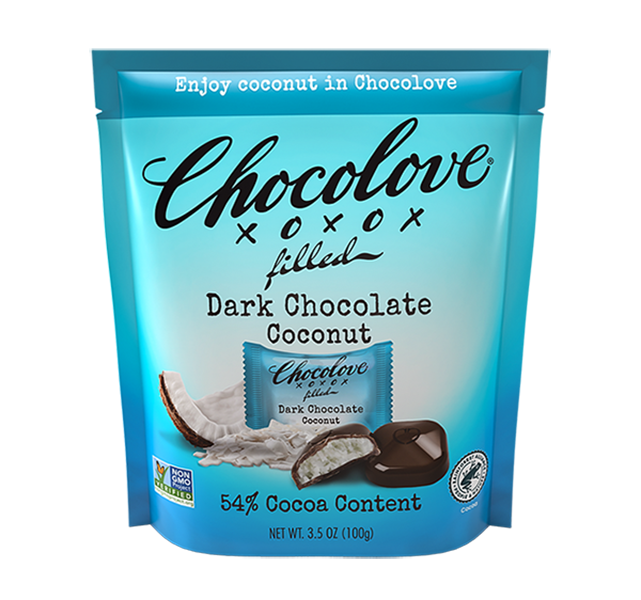 Chocolove - Bites - Dark Chocolate Coconut 8/3.5oz