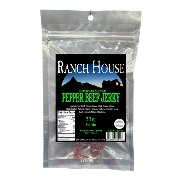 Ranch House - Beef Jerky - Peppered 3.3oz