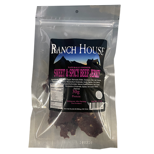 Ranch House - Beef Jerky - Sweet & Spicy 3.3oz