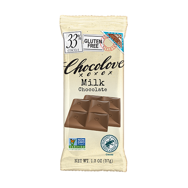 Chocolove - Mini Bars - Pure Milk Chocolate 33% 12/1.3oz (K)