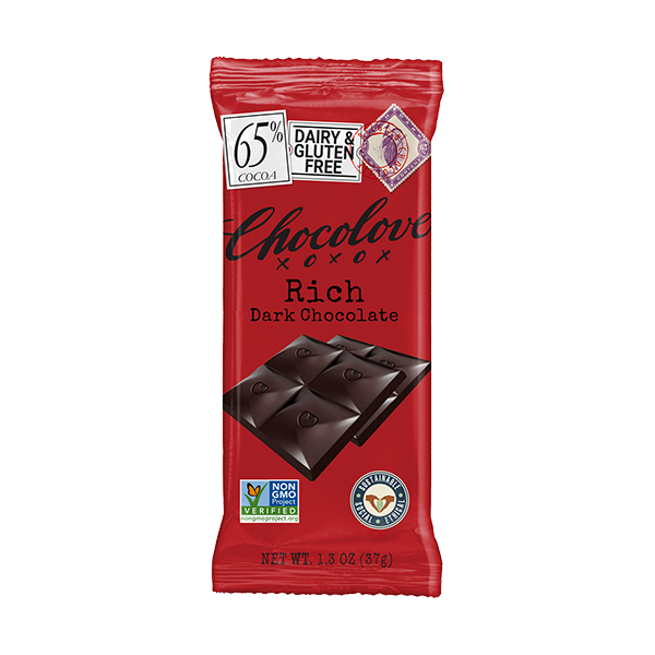 Chocolove - Mini Bars - Rich Dark Chocolate 65% 12/1.3oz (K)