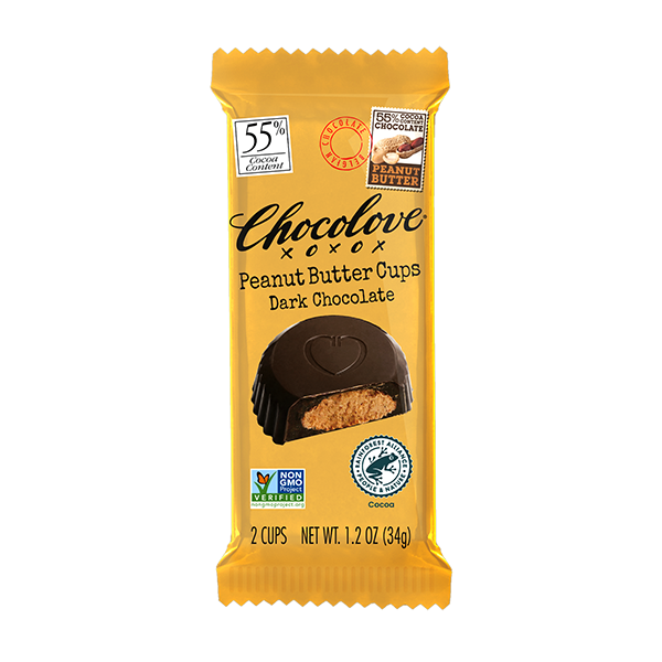 Chocolove - Cups - Peanut Butter Dark Chocolate 12/1.2oz (K)