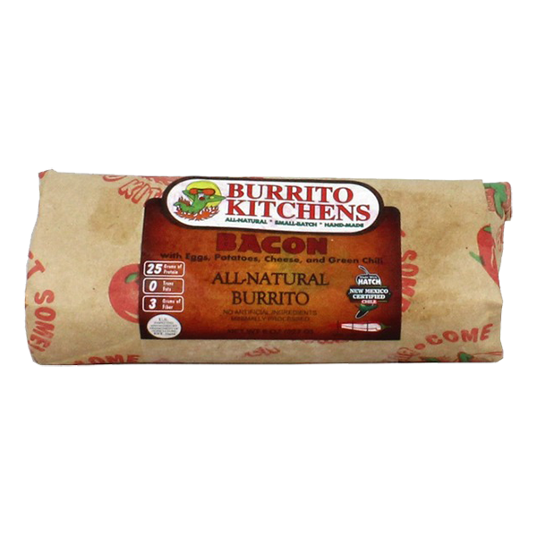 Burrito Kitchens - Frozen Burritos - Bacon Breakfast 12/8oz
