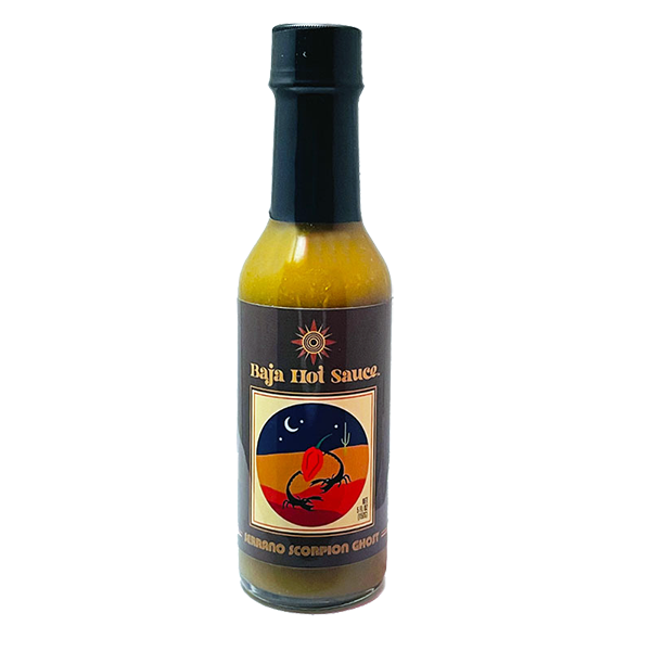Baja Hot Sauce - Serrano Scorpion Ghost Hot Sauce 12/5oz ***SPECIAL ORDER