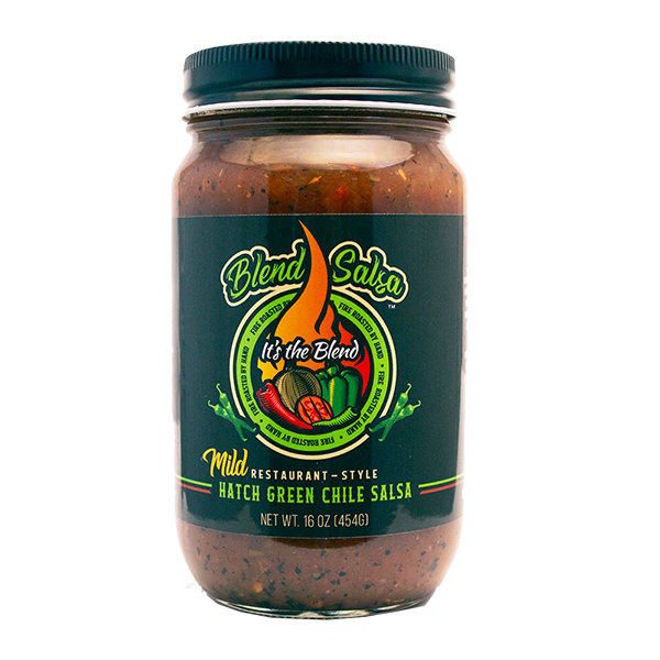 Ideal Foods - Blend Salsa - Hatch Green Chile Mild 12/16oz ***SPECIAL ORDER