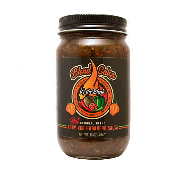 Ideal Foods - Blend Salsa - Ruby Red Habanero Hot 12/16oz ***SPECIAL ORDER