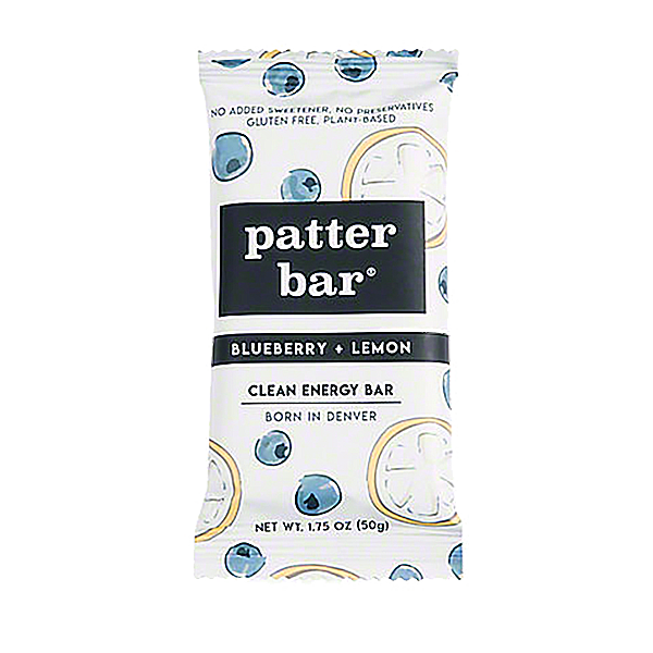 Patter Bar - Nutritional Bar - Blueberry Lemon 12/1.75oz