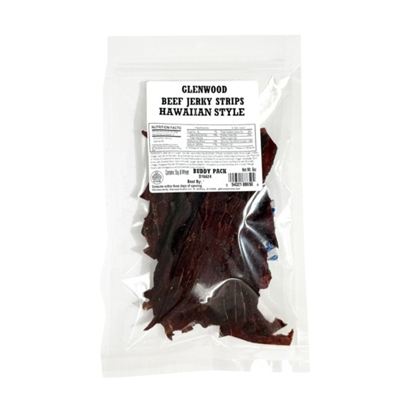 Glenwood Snacks - Meat Slab - Hawaiian Style Buddy Pack 6oz