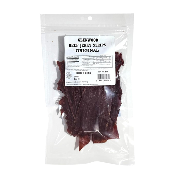 Glenwood Snacks - Meat Slab - Original Buddy Pack 6oz
