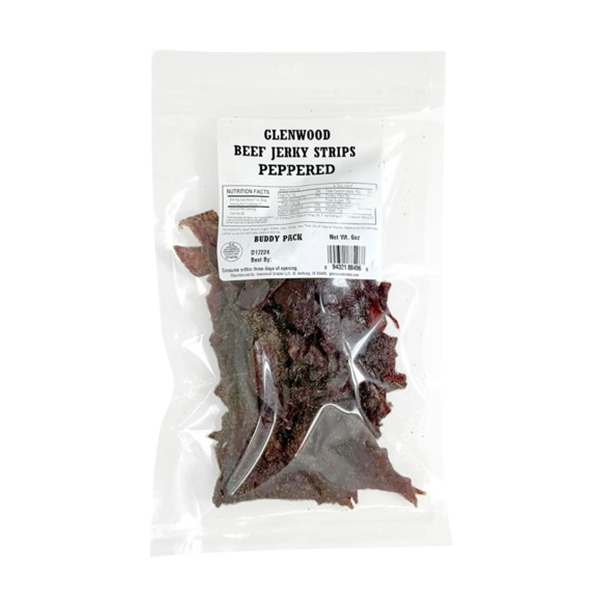 Glenwood Snacks - Meat Slab - Peppered Buddy Pack 6oz