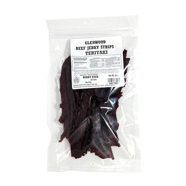 Glenwood Snacks - Meat Slab - Teriyaki Buddy Pack 6oz