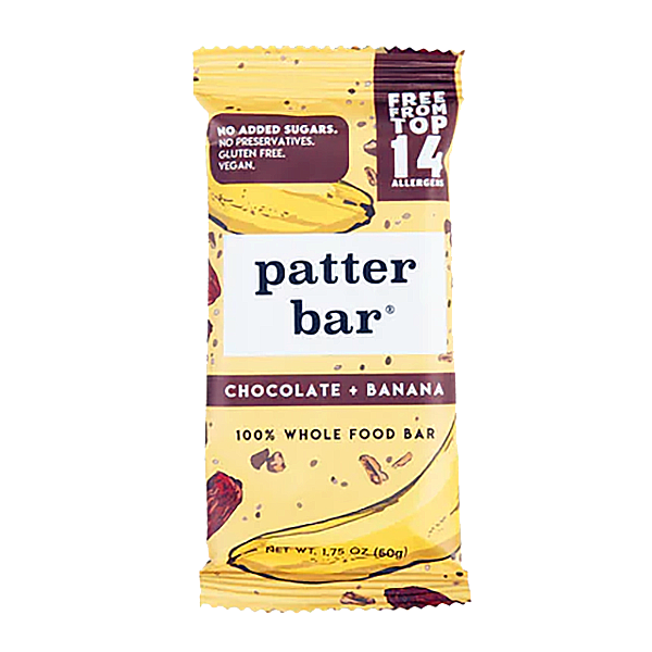 Patter Bar - Nutritional Bar - Chocolate Banana 12/1.75oz