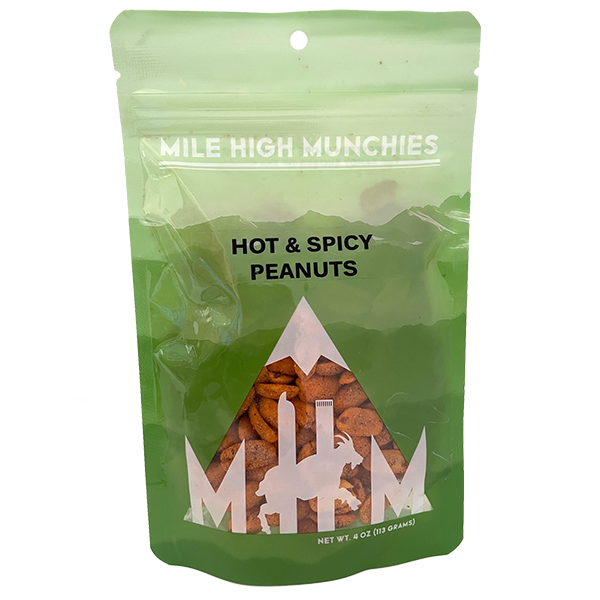 Mile High Munchies - Nuts - Hot & Spicy Peanuts 4oz