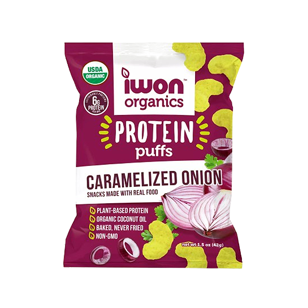IWON Organics - Protein Puffs - Caramelized Onion 1.5oz