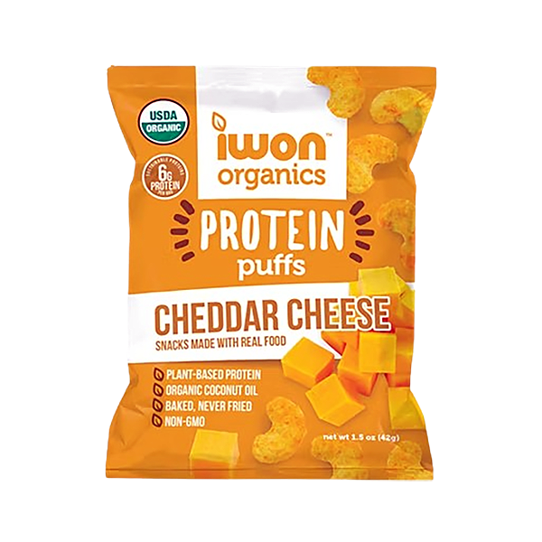 IWON Organics - Protein Puffs - Cheddar Cheese 1.5oz