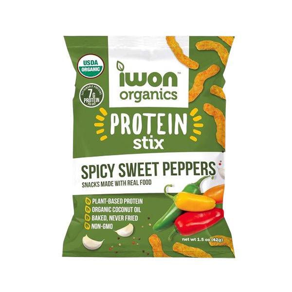 IWON Organics - Protein Stix - Spicy Sweet Peppers 1.5oz