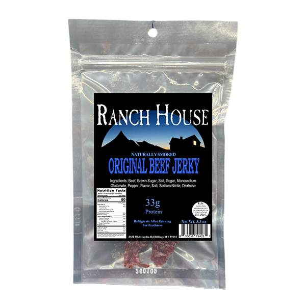Ranch House - Beef Jerky - Original 3.3oz