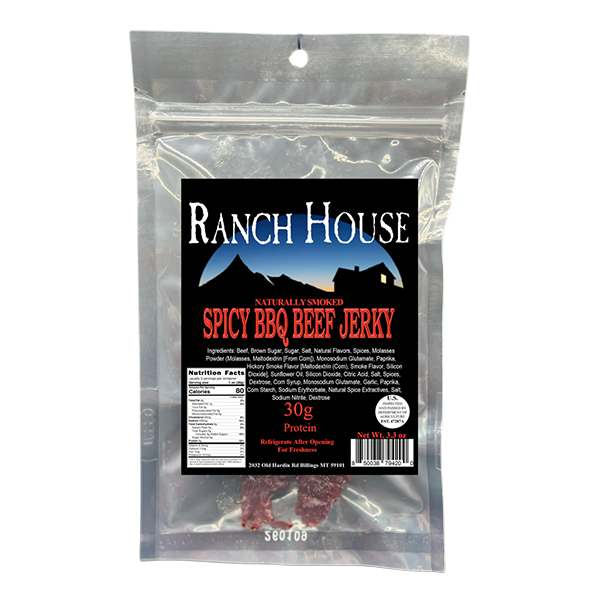 Ranch House - Beef Jerky - Spicy BBQ 3.3oz