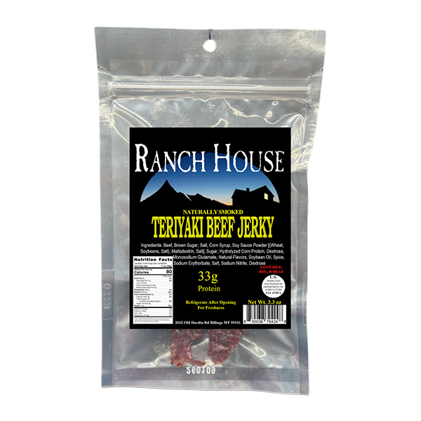 Ranch House - Beef Jerky - Teriyaki 3.3oz