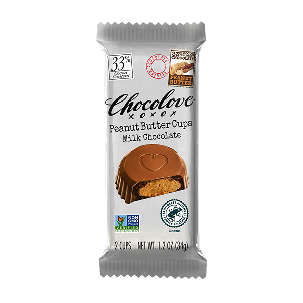 Chocolove - Cups - Peanut Butter Milk Chocolate 12/1.2oz (K)