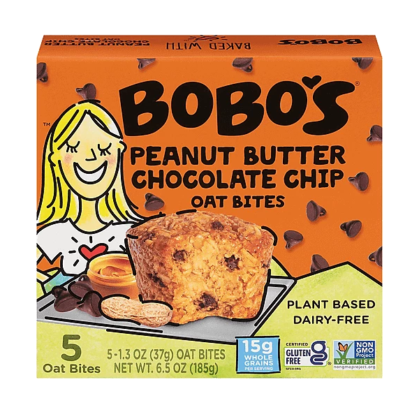 Bobo's - Bites - Peanut Butter Chocolate Chip 5-pack 1.3oz