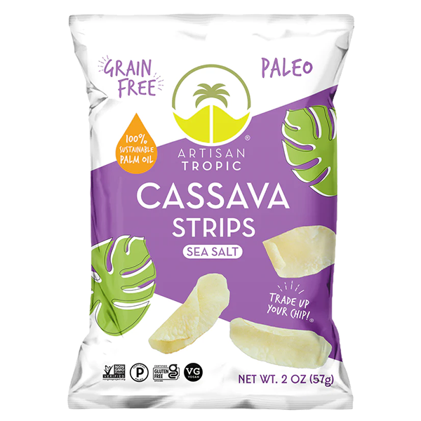 Artisan Tropic - Sea Salt Cassava Chips 2oz - Colorado Food Showroom