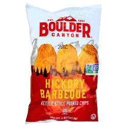 Boulder Canyon Chips - Hickory BBQ 5oz - Colorado Food Showroom
