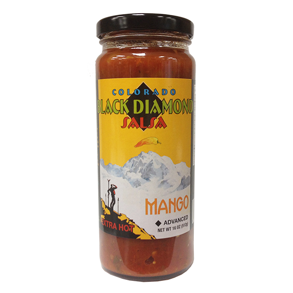 Colorado Black Diamond - Salsa - Advanced - Mango (Extra Hot) 12/16oz - Colorado Food Showroom