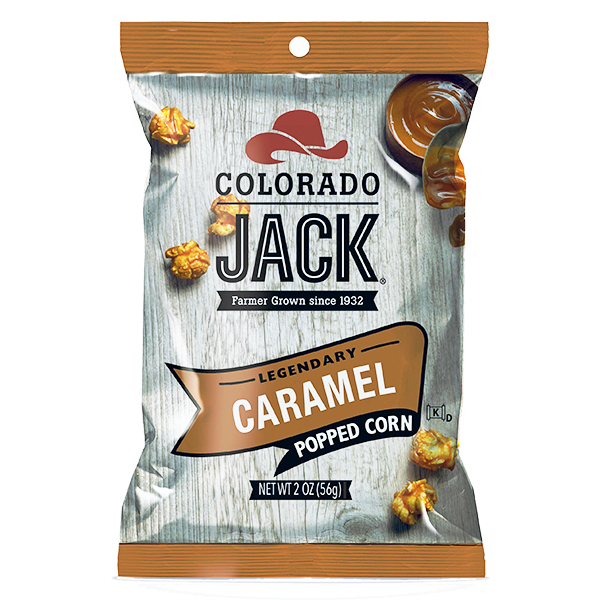 Colorado Jack - Lil' Jack Popcorn - Caramel 2oz - Colorado Food Showroom