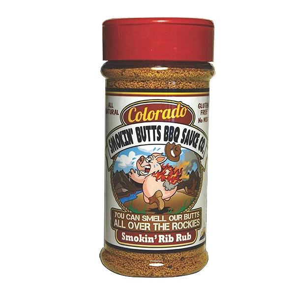 Colorado Smokin' Butts - Spice Rub - Smokin' Rib 6/5.6oz - Colorado Food Showroom