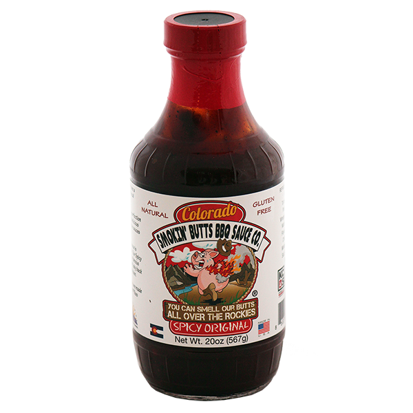 Colorado Smokin' Butts - Sauce - Spicy Original Smokin' Butts BBQ 12/20oz - Colorado Food Showroom