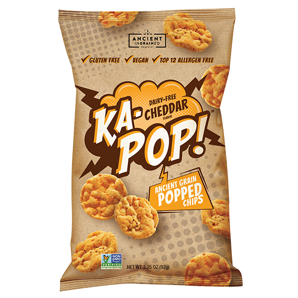Ka-Pop! - Popped Chips - Vegan Cheddar 3.25oz - Colorado Food Showroom