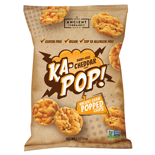 Ka-Pop! - Popped Chips - Vegan Cheddar 1oz - Colorado Food Showroom