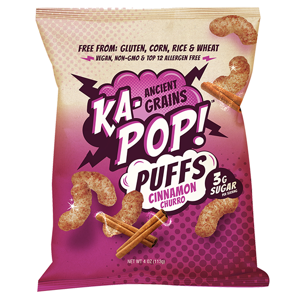 Ka-Pop! - Churro - Cinnamon  6/4oz - Colorado Food Showroom