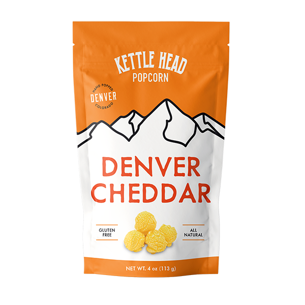 Kettle Head Popcorn - Popcorn - Denver Cheddar 4oz - Colorado Food Showroom