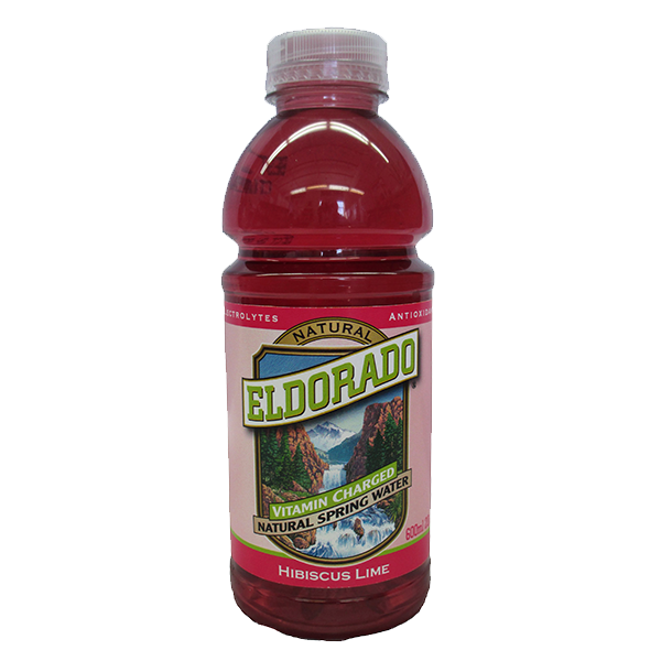 Eldorado Artesian Springs - Natural Spring Water - Hibiscus Lime 12/20oz - Colorado Food Showroom