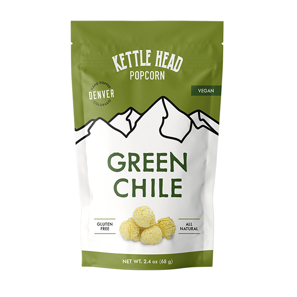 Kettle Head Popcorn - Popcorn - Green Chile 2.4oz - Colorado Food Showroom