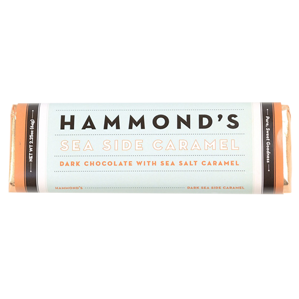 Hammond's - Chocolate Bar - Dark Chocolate Sea Side Caramel 12/2.25oz - Colorado Food Showroom