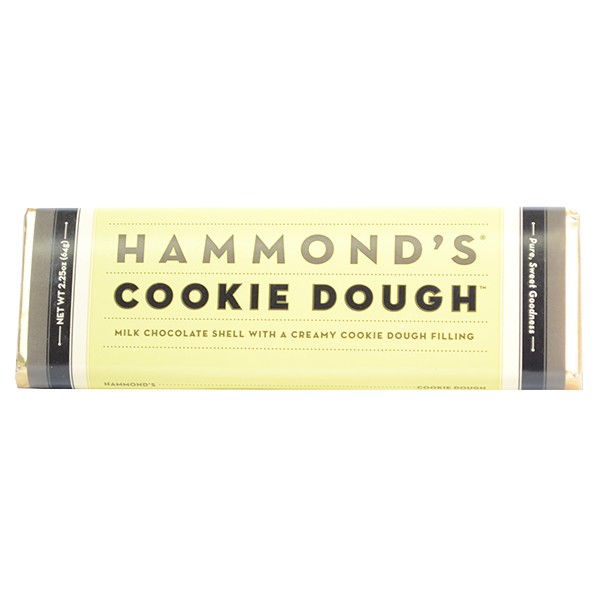 Hammond's - Chocolate Bar - Cookie Dough 12/2.25oz - Colorado Food Showroom