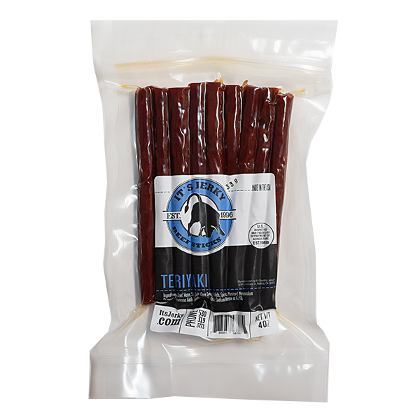 It's Jerky - Stick Bags - Teriyaki 4oz - Colorado Food Showroom