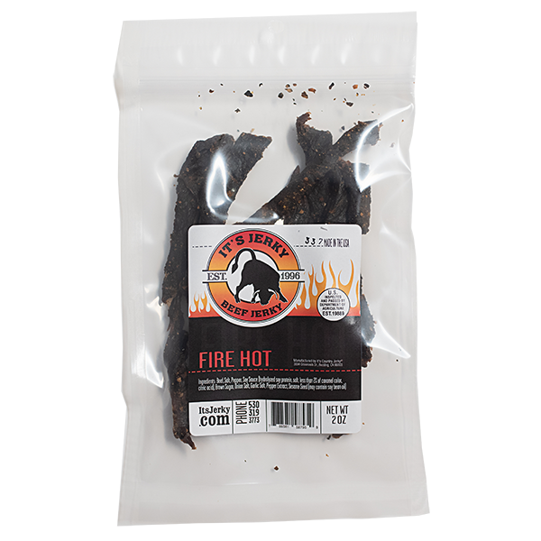 It's Jerky - Cowboy Cut Jerky - Fire Hot 2oz - Colorado Food Showroom