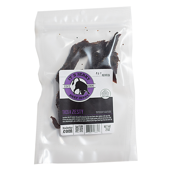 It's Jerky - Cowboy Cut Jerky - Thick & Zesty 2oz - Colorado Food Showroom