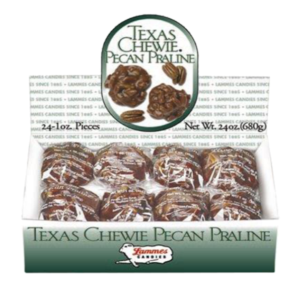 Lammes Candies - Chewy Pecan Praline 24/1oz - Colorado Food Showroom