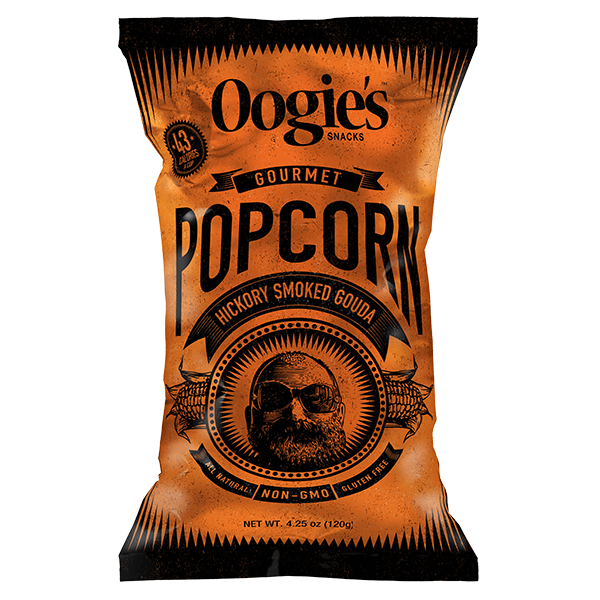 Oogie's - Popcorn - Hickory Smoked Gouda 4.25oz - Colorado Food Showroom