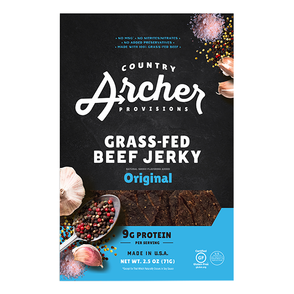 Country Archer - Traditional Jerky - Original Beef Jerky 2.5oz - Colorado Food Showroom