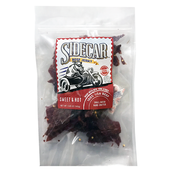 Side Car - Beef Jerky - Sweet & Hot 5.85oz - Colorado Food Showroom