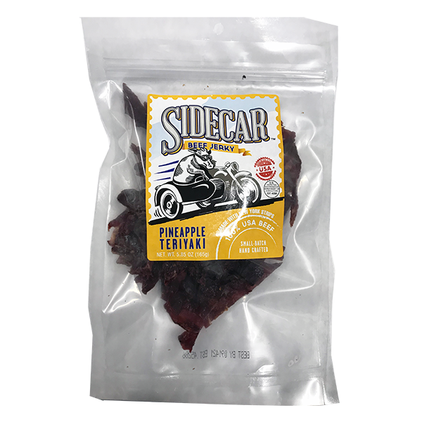 Side Car - Beef Jerky - Pineapple Teriyaki 5.85oz - Colorado Food Showroom