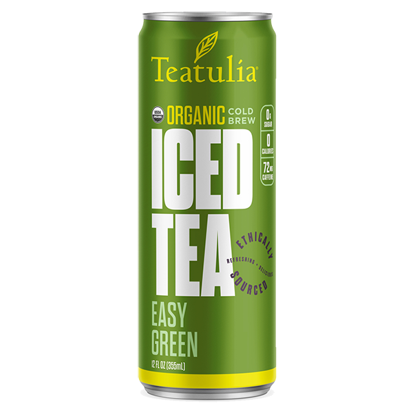 Teatulia - Ready To Drink Tea - Easy Green Iced Tea 12/12oz - Colorado Food Showroom