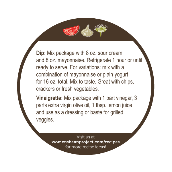 Women's Bean Project - Spice Blend - Garlic & Herb 10/1oz - Colorado Food Showroom