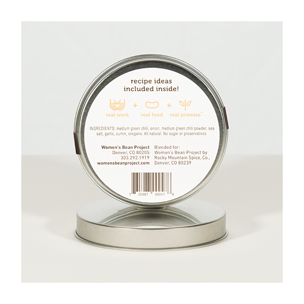 Women's Bean Project - Spice Blend - Green Chili Salsa 10/0.875oz - Colorado Food Showroom